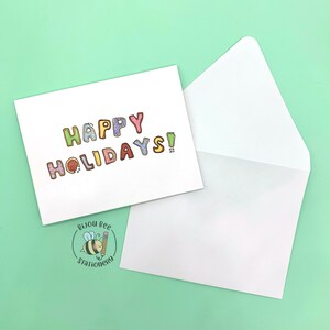Cookie Happy Holidays Greeting Card