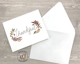 Thankful Thanksgiving Greeting Card