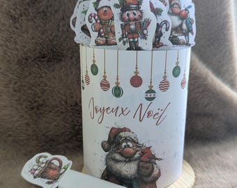 Banderoles imprimable pour Kinder Maxi/Duplo, Père Noël, prêt à imprimer