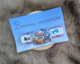 Carte cadeau, Bonnes Vacances, prêt à imprimer