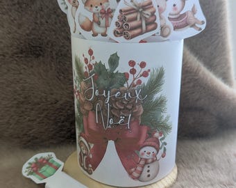 Banderoles imprimable pour Kinder Maxi/Duplo, Joyeux Noel, prêt à imprimer