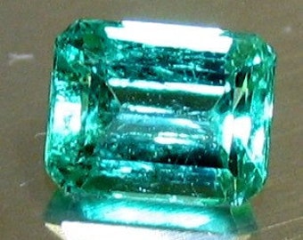 Wholesale, Natural (Genuine) Colombian Emerald, 6x4 or 7x5 Emerald Cut, VS., May Birthstone, Loose Stone, Solitare