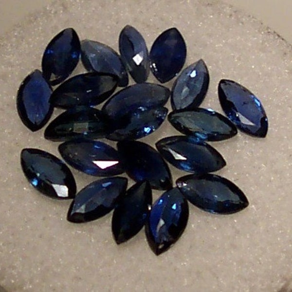 Dark Blue Sapphire Etsy