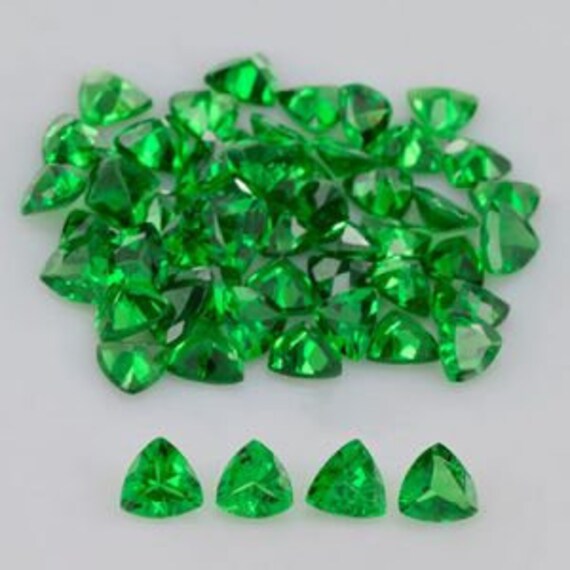 Wholesale Natural Genuine African Tsavorite Green Garnet 3mm or