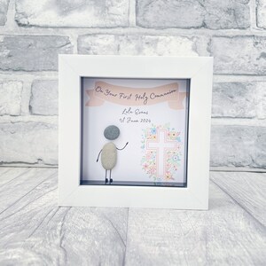 Personalised First Holy Communion Gift, 1st Holy Communion for Girl Boy Daughter Son Granddaughter Niece Nephew, Christening Baptism Gift