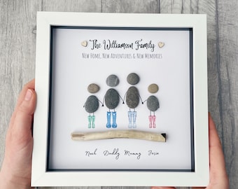 Cadeau de pendaison de crémaillère, Cadeau pour une nouvelle maison, Cadeaux personnalisés pour la famille dans une nouvelle maison, Première maison, Premier Noël dans une nouvelle maison, Cadeau pour nouvelle maison, Cadeau de famille