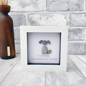 Gifts for Dog Lover, Dog Memorial Gift, Dog Portrait, Unusual Gifts Women, Pebble Art Dog, Pet Lover Ideas, Dog Keepsake Gift