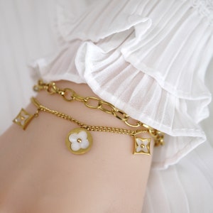 Louis Vuitton SS19 Monogram Bracelet & Necklace, Drops