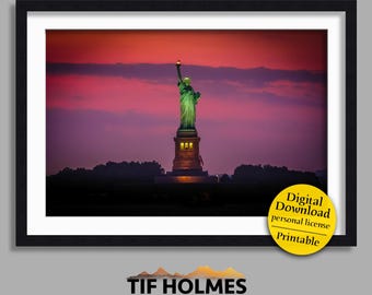 Liberty Enlightening the World | Statue of Liberty wall art (digital download - JPG)
