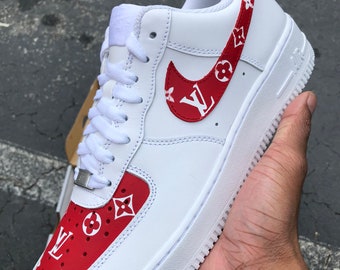 Nike Louis Vuitton LV Air Force 1 One Low top Luxury Designer | Etsy