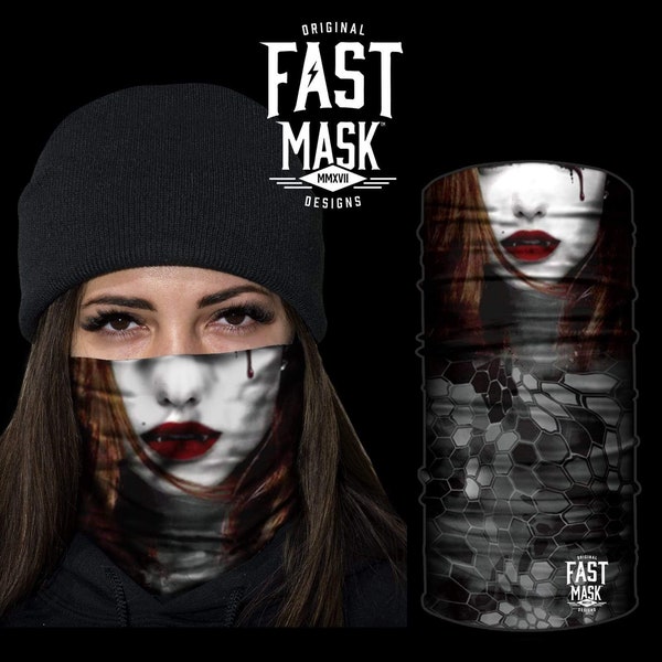 Female Vampire Face Mask Etsy