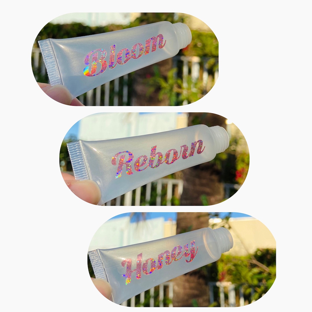 Lip Gloss Labels, Makeup Labels, Holographic Labels, Seals, Gloss Tube ...
