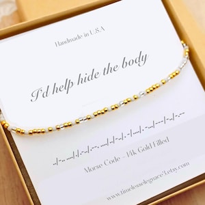 Custom Morse Code Bracelet, Personalized beaded name word message jewelry, Gift for best friend female bestie BFF, friendship bracelet women