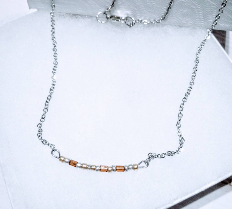 Custom morse code necklace teacher gift teen girl gift graduation gift personalized gifts maid of honor gifts bridesmaids jewelry