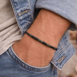 Mens Morse Code bracelet, personalized miscarriage jewelry gift for dad, Remembrance bracelet for Father, Loss of pregnancy memorial jewelry