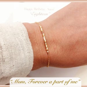 In loving memory of mom, loss of grandma, custom bracelet simple, loss of a mother, dad memorial, sympathy gift loss of father, morse code