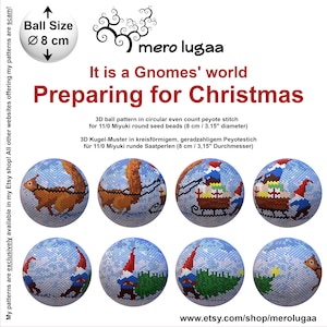 Preparing for Christmas peyote ball / even count circular peyote / tutorial / beaded decoration / ornament