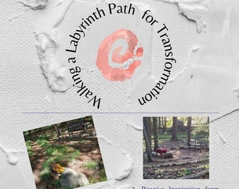 Guía ilustrada para recorrer un camino laberíntico hacia la transformación