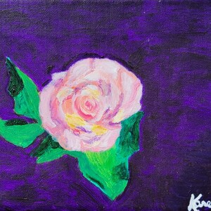 Rose in Acrylic