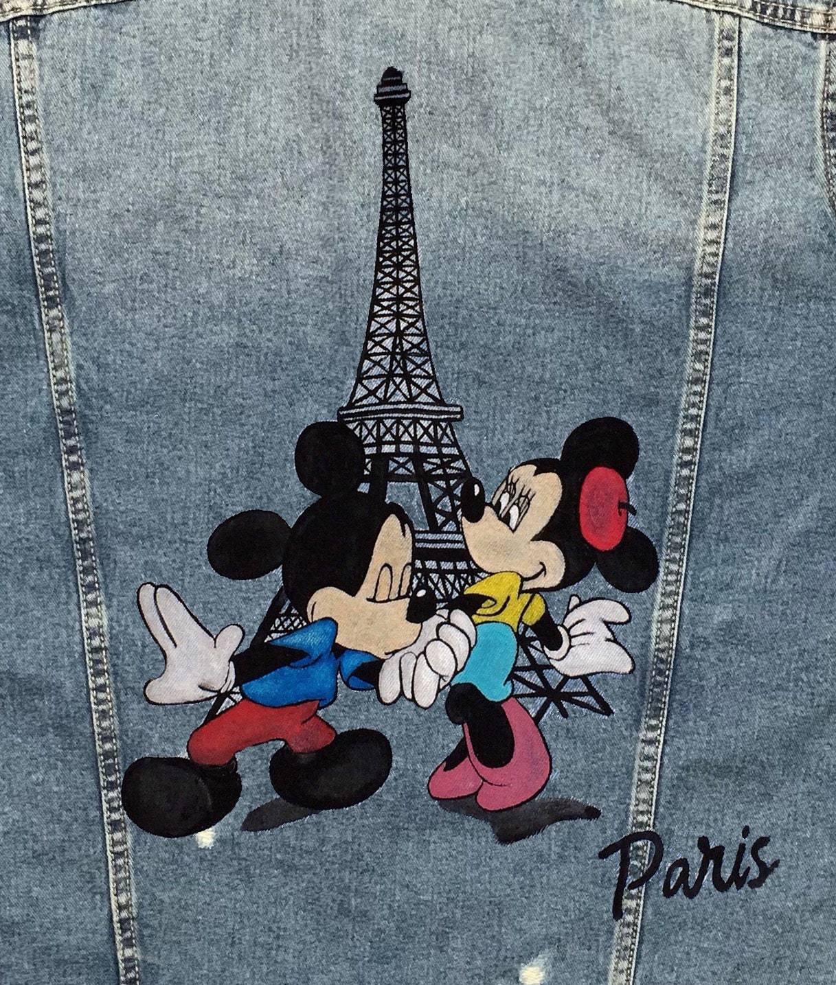 Jeans con deals mani di topolino