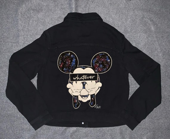 Mickey mouse jean hot sale jacket