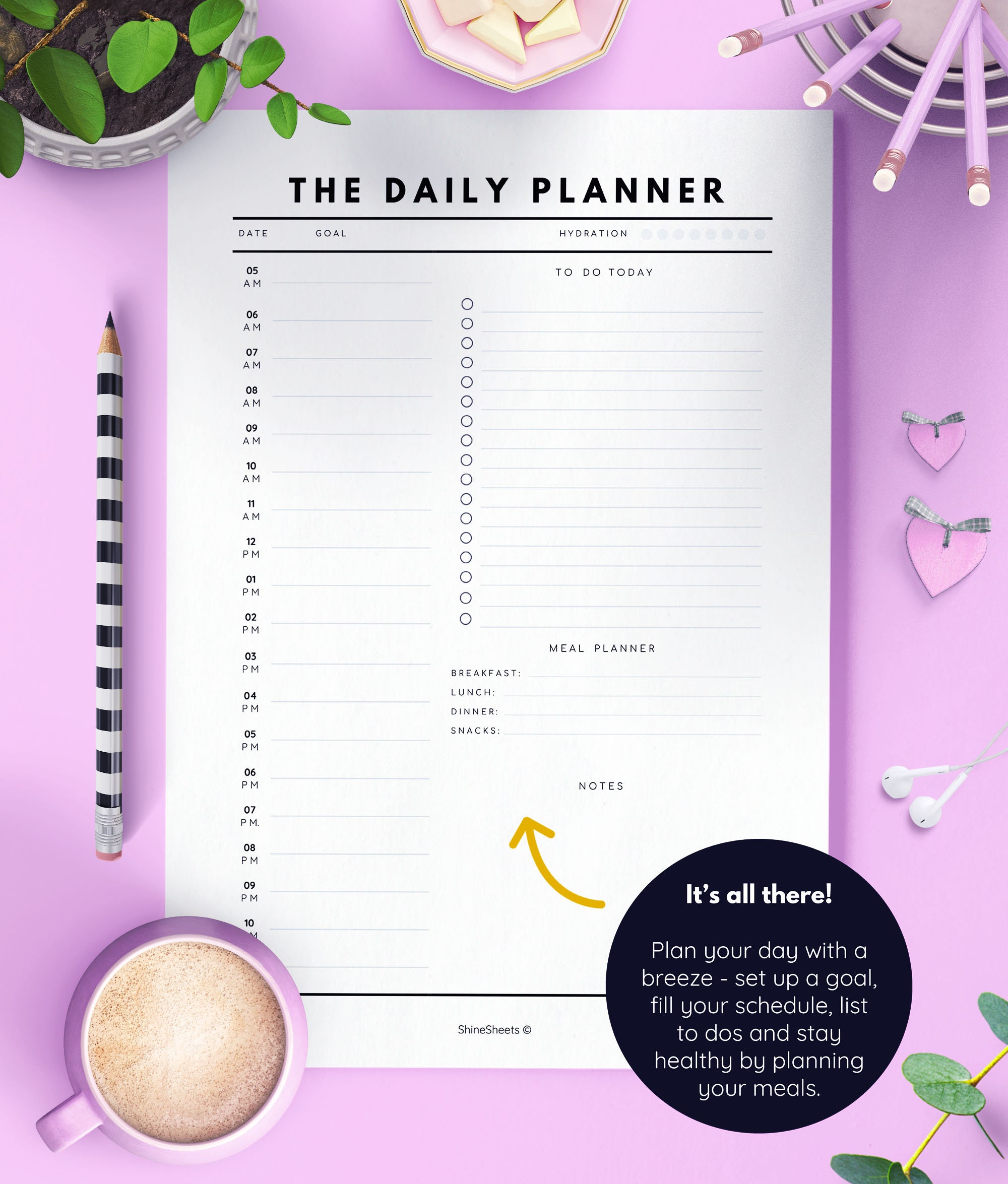 Printable Planner / Planner Kit / Planner Bundle / Planner Etsy UK