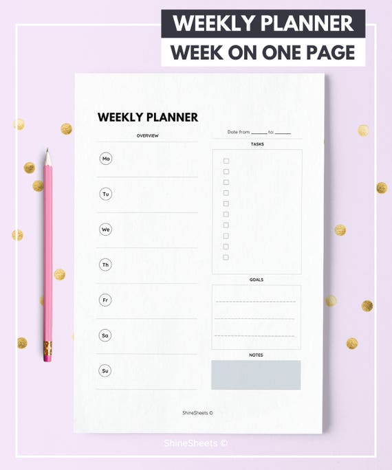 Gutsy image intended for weekly planner pdf Canny image with regard to weekly planner pdf