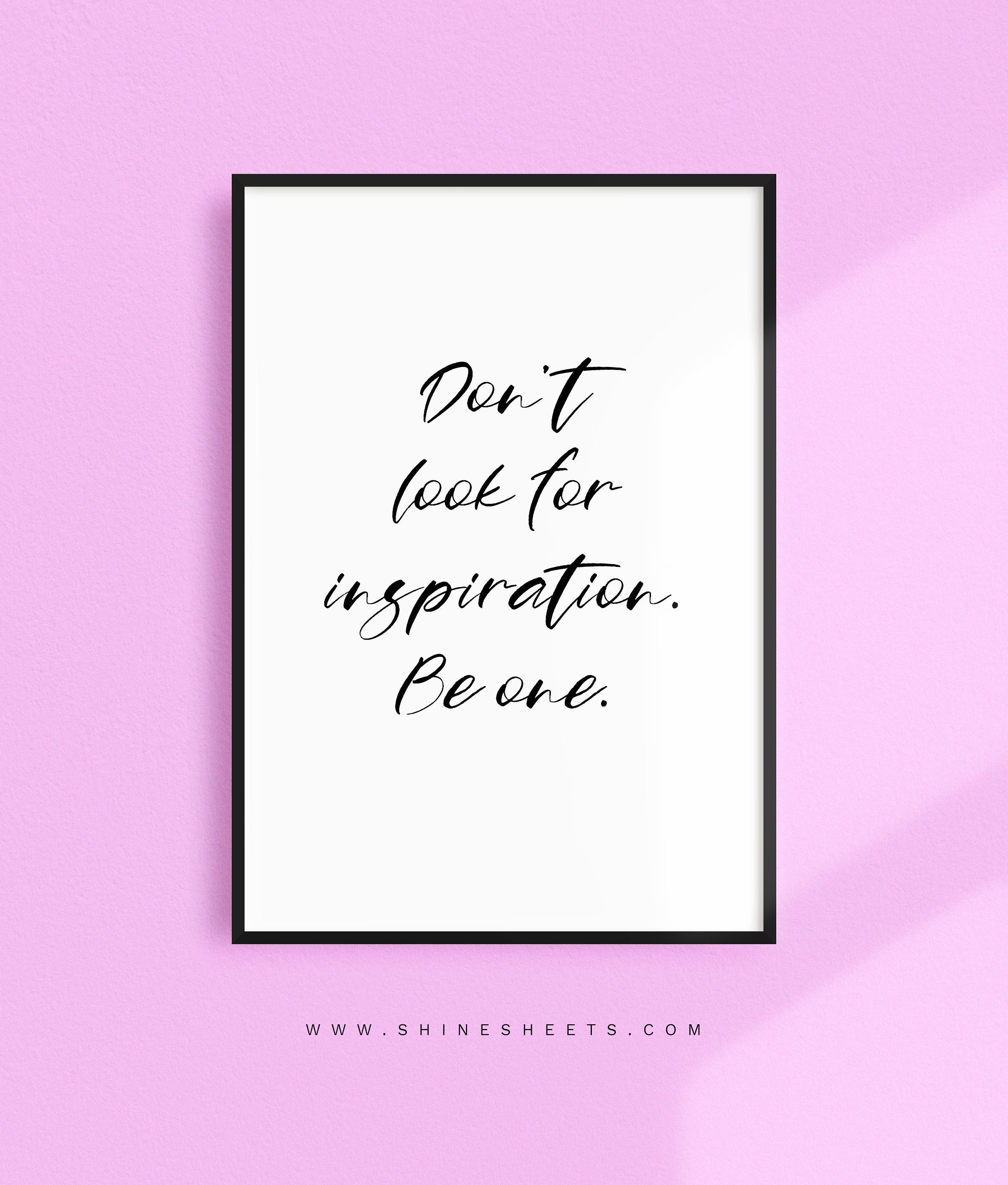 inspiration quote printable art quote printable printable etsy