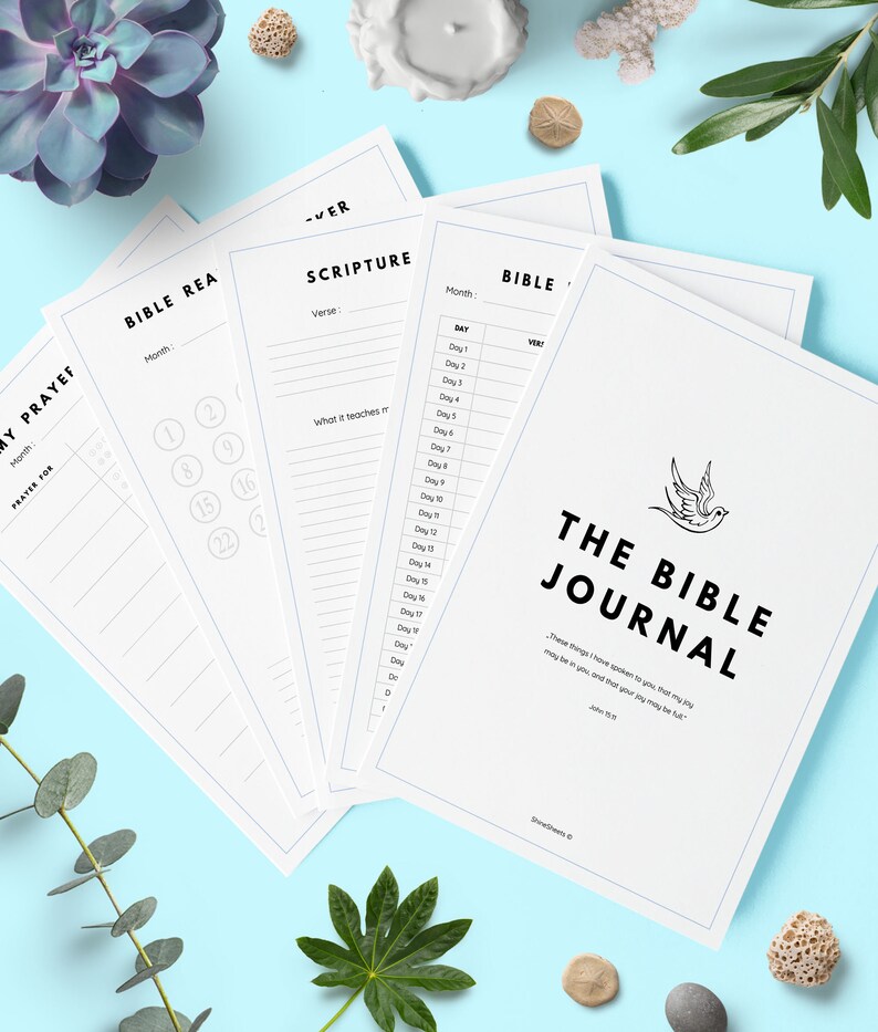 A5 Bible Journal Printable / Bible Study Journal A5 / Prayer Journal A5 ...