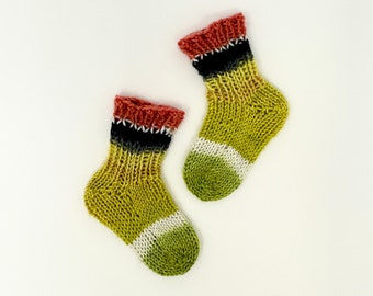 Preemie wool socks