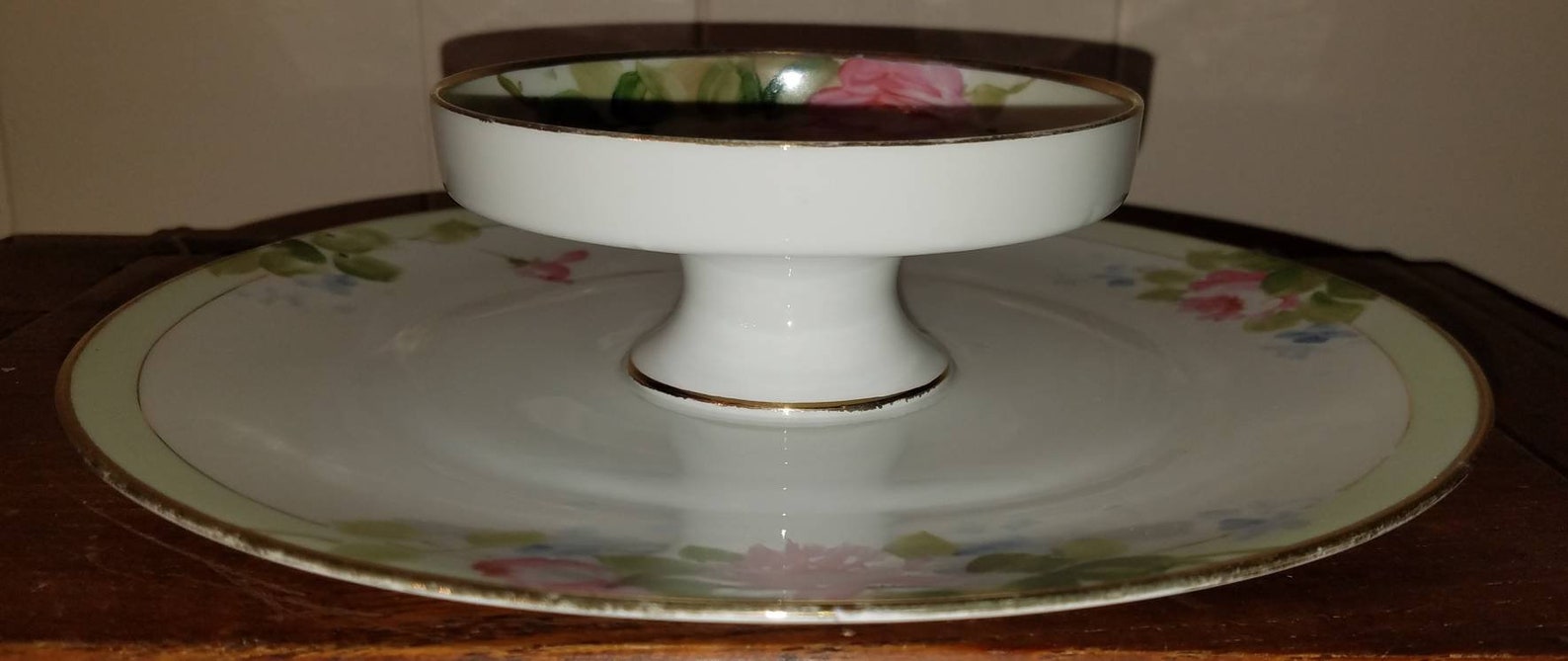 Antique c. 19111921 Hand Painted Nippon Floral Pattern 2 Etsy