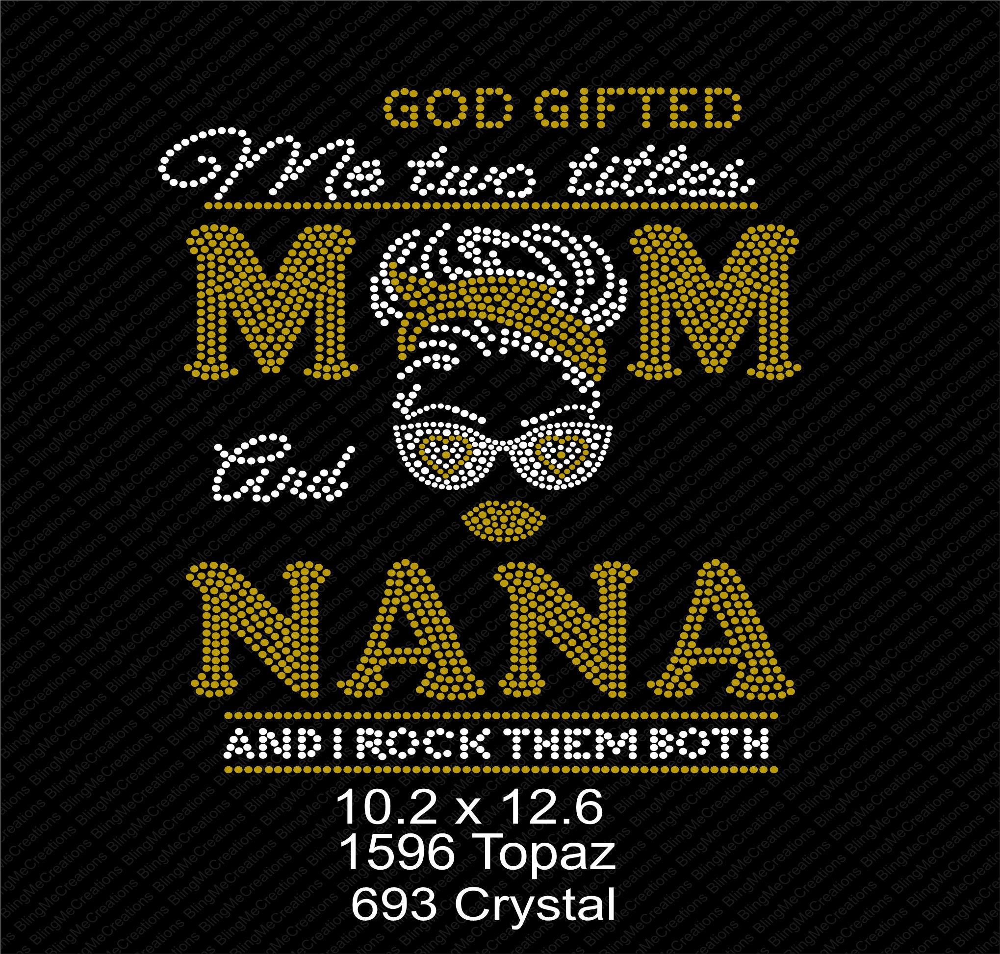 God gifted me two titles MOM and MEME and i rock them both svg eps dxf png  file , Mother day – lasoniansvg