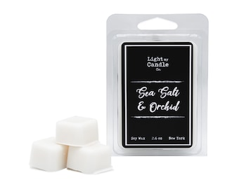 Sea Salt & Orchid Wax Melts | Scented Wax Melts | Soy Wax Melts | Spring Wax Melts | Floral Scent | Soy Wax | Wax Tarts