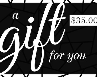 Gift Certificate, Gift Idea, Special Occasion, 35 dollars, Shop Credit, Light My Candle Co.