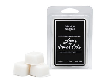 Lemon Pound Cake Soy Wax Melts | Scented Wax Melts | Soy Wax | Wax Tarts | Wax Cubes | Candle Melts | Wax Clamshells | Lemon | Bakery Scent