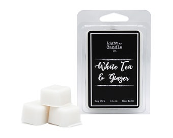 White Tea & Ginger | Soy Wax Melts | Wax Melts | Soy Wax | Scented Wax Melts | Wax Tarts | Wax Cubes | Wax Clamshells | Candle Melts