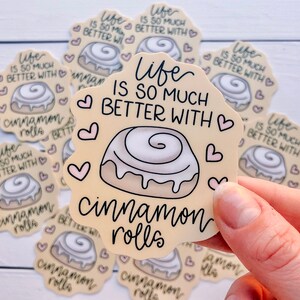 Cinnamon Roll Sticker by mjoly_art