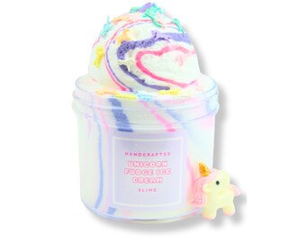 Unicorn Fudge Ice Cream Slime (Scented)