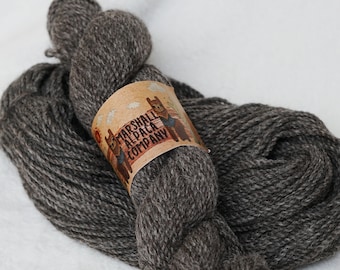 Gray Alpaca Yarn Suri/Huacaya blend - 150 yards