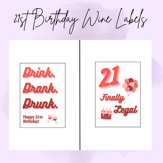 Save On Birthday, Personalizable, Bottle Labels | Oriental Trading