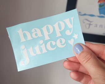 Happy Juice Vinyl Decal Sticker