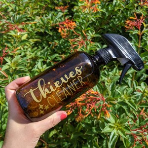 Thieves Homemade Cleaner 16oz Bottle Label | Thieves Decal | Homemade Cleaner Label