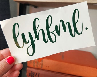 lyhfml Shatter Me Vinyl Decal Sticker