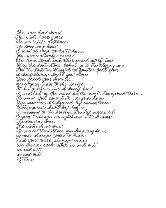 Handlettered Digital Print Maya Angelou Poem In And Out Of Etsy