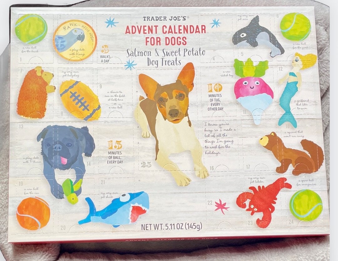 Trader Joes Advent Calendar for Dog's Etsy
