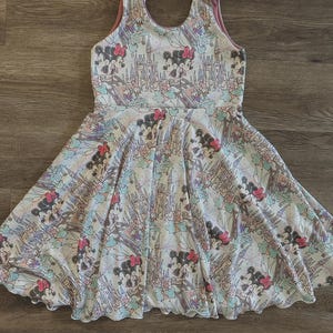 Disney Schloss Kleid | Minnie Maus Kleid | Micky Maus Kleid | Mickey Kleid | Disney Kinder| Skater Kleid | Disney Rock