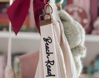 Beach Read Bookish Wrislet Keychain | Lanyard | Reader