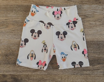 Mickey & Friends Biker Shorts| Mickey Shorts | Minnie  Shorts| Disney Shorts | Disney Kids| Unisex Kids clothes| Disney pants