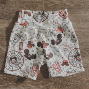Mickey Parks Biker Shorts |Biker Shorts | Disney Strumpfhosen | Disney Shorts | Disney Kinder| Kleinkind Mädchen Kleidung | unisex Disney Hose