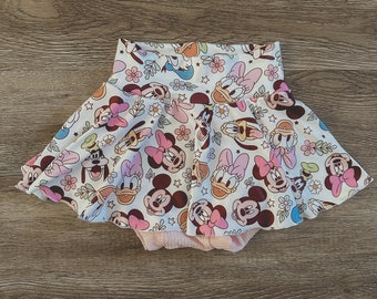 Mickey & Friends rokjes met rok | Disneyshorts | Disney-outfit| Diasy-rok| Disney-kinderen| Minnie rok | Disney parken outfit